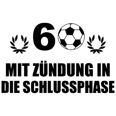 Motiv 60. Geburtstag Fußball Geburtstagsgeschenk