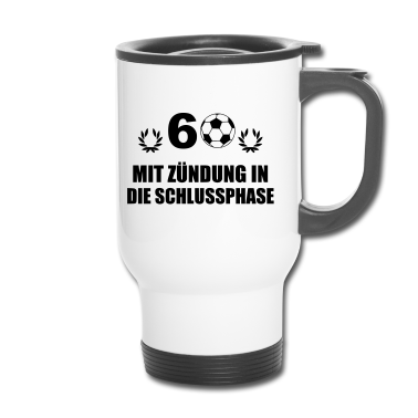 Geburtstagsgeschenk Vater Thermobecher - 60. Geburtstag Fußball Geburtstagsgeschenk