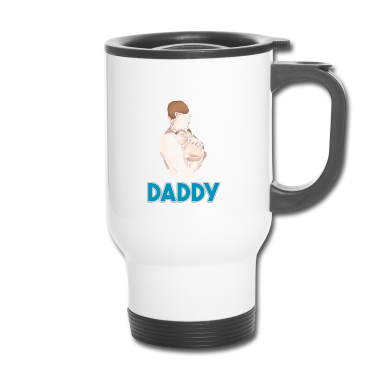 Geburtstagsgeschenk Vater Thermobecher - Neuer Vater zum Vatertag befördert
