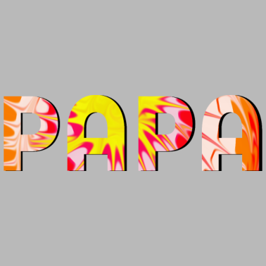 Motiv PAPA VATER GEBURTSTAGSGESCHENKE VATERTAG BATIK