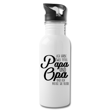 Geburtstagsgeschenk Vater Trinkflasche - Vater Großvater Papa Opa Geburtstagsgeschenk