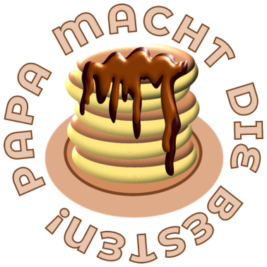 Motiv PAPA MACHT DIE BESTEN PFANNKUCHEN PANCAKES VATER
