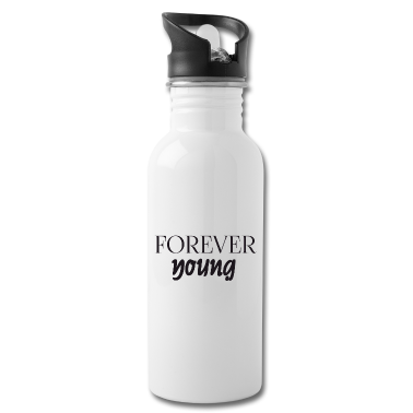 Geburtstagsgeschenk Vater Trinkflasche - Forever Young - Geburtstagsgeschenk