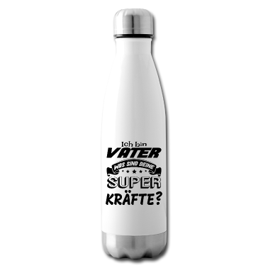 Geburtstagsgeschenk Vater Trinkflasche - Ich bin Vater was sind deine Superkräfte? Geschenk