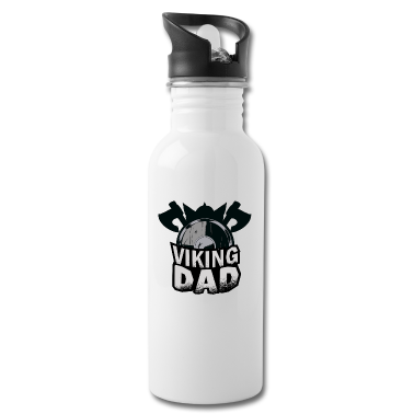 Geburtstagsgeschenk Vater Trinkflasche - Wikinger Vater