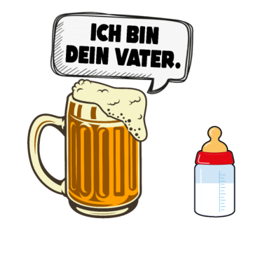 Motiv bier ich bin dein vater