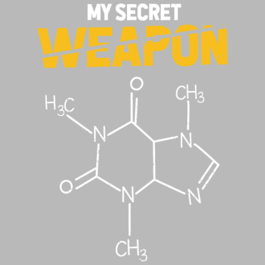 Motiv Caffeine My Secret Weapon Geschenk