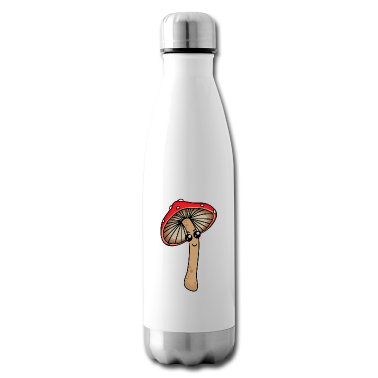 Geburtstagsgeschenk Vater Trinkflasche - Roter Pilz-Cartoon