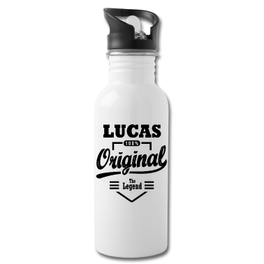 Geburtstagsgeschenk Vater Trinkflasche - Name LUCAS personalisierte Geburtstagsgeschenk Weihnachten