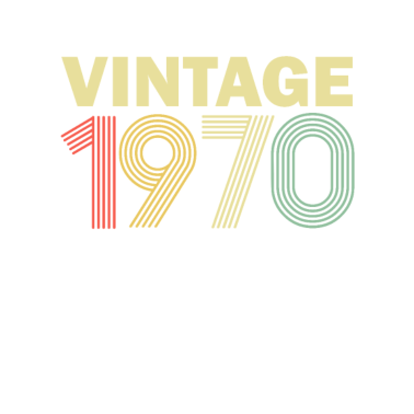 Motiv Vintage 1970 Geburtstagsgeschenk