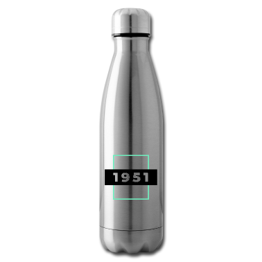 Geburtstagsgeschenk Vater Trinkflasche - Geboren 1951. Klassisches 70. Geburtstagsgeschenk