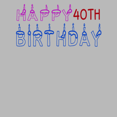 Motiv 40 Geburtstag 40er Geburtstagsgeschenk