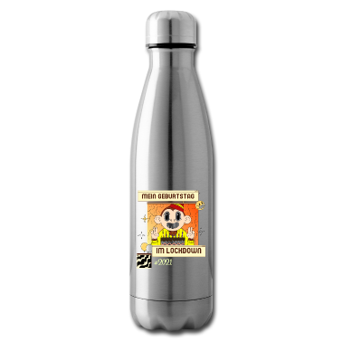 Geburtstagsgeschenk Vater Trinkflasche - Geburtstag im Lockdown. Geburtstagsgeschenk Corona