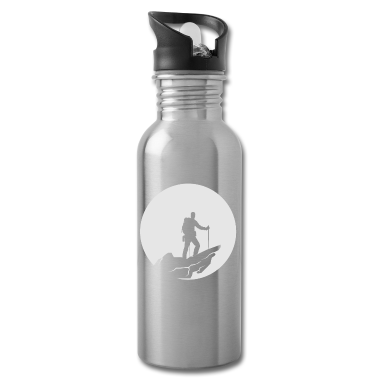 Geburtstagsgeschenk Vater Trinkflasche - Geburtstagsgeschenk für Berge und Wanderer