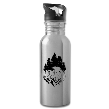 Geburtstagsgeschenk Vater Trinkflasche - Geburtstagsgeschenk für Berge und Wanderer