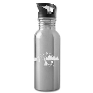 Geburtstagsgeschenk Vater Trinkflasche - Geburtstagsgeschenk für Berge und Wanderer