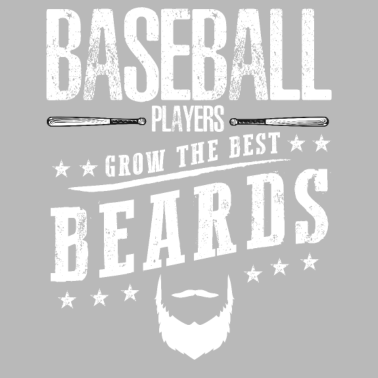 Motiv Bart Baseball bärtig Geschenk Geburtstagsgeschenk