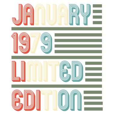 Motiv Januar Cool Vintage Retro Geburtstagsgeschenk für