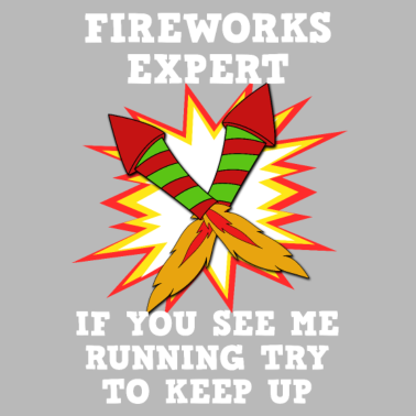 Motiv Awesome Expert Tshirt Design Feuerwerk Experte