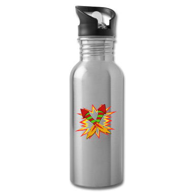 Geburtstagsgeschenk Vater Trinkflasche - Awesome Expert Tshirt Design Feuerwerk Experte