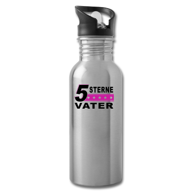 Geburtstagsgeschenk Vater Trinkflasche - Fünf Sterne Vater