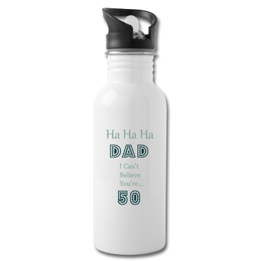 Geburtstagsgeschenk Vater Trinkflasche - 50. Geburtstagsgeschenk für Papa Mama