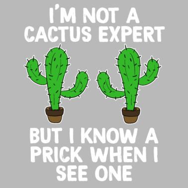 Motiv Awesome Expert Tshirt Design CACTUS EXPERT