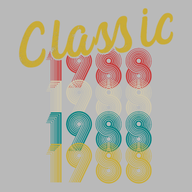 Motiv Classic Retro Vintage 1988 Geburtstagsgeschenk