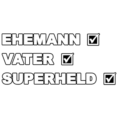 Motiv Ehemann Vater Superheld