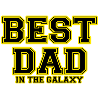 Motiv bester Vater in der Galaxie