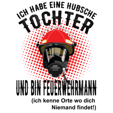Motiv Vater Feuerwehrmann Und Tochter