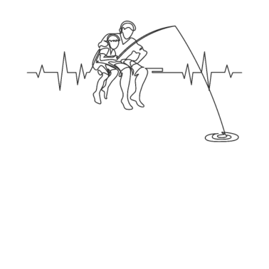 Motiv Angler Vater und Sohn