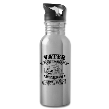 Geburtstagsgeschenk Vater Trinkflasche - Vater und Tochter Angeln