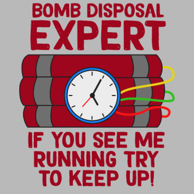 Motiv Awesome Expert Tshirt Design Bombenentsorgung Experte