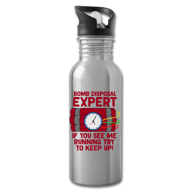 Geburtstagsgeschenk Vater Trinkflasche - Awesome Expert Tshirt Design Bombenentsorgung Experte