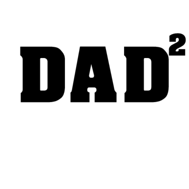 Motiv Vater Hoch 2 Vater² von zwei Kindern Papa Daddy
