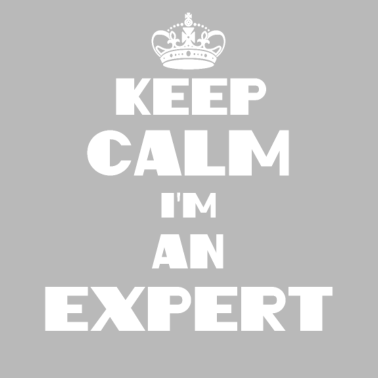 Motiv Awesome Expert Tshirt Design Bleib ruhig Ich bin ein