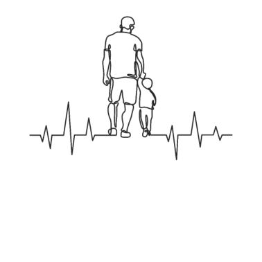 Motiv Vater Und Sohn Herzschlag
