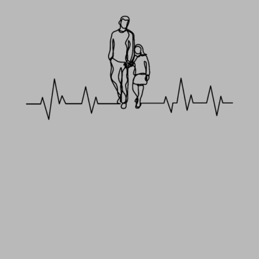 Motiv Vater Tochter Herzschlag