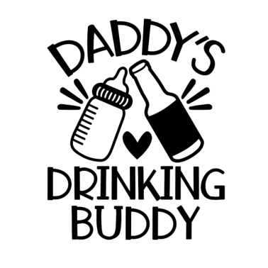 Motiv daddys drinking buddy Geschenk Vater Vatertag Vate