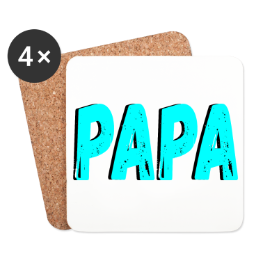 Geburtstagsgeschenk Vater Untersetzer - PAPA VATER GESCHENK VATERTAG GEBURTSTAGSGESCHENKE