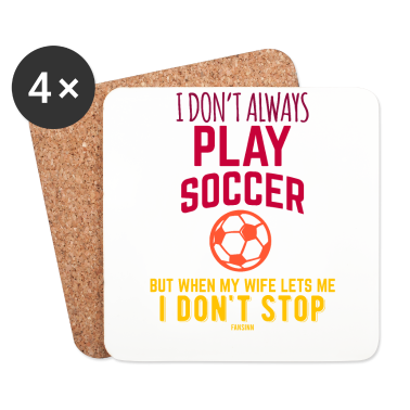 Geburtstagsgeschenk Vater Untersetzer - Fußball Vater Geburtstagsgeschenk Ehemann