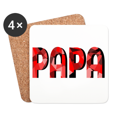 Geburtstagsgeschenk Vater Untersetzer - PAPA VATER VATERTAG GEBURTSTAGSGESCHENKE ROTTOENE