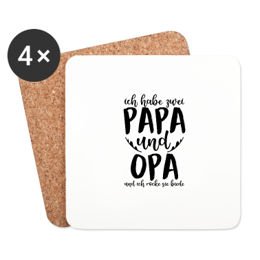Geburtstagsgeschenk Vater Untersetzer - Vater Großvater Papa Opa Geburtstagsgeschenk