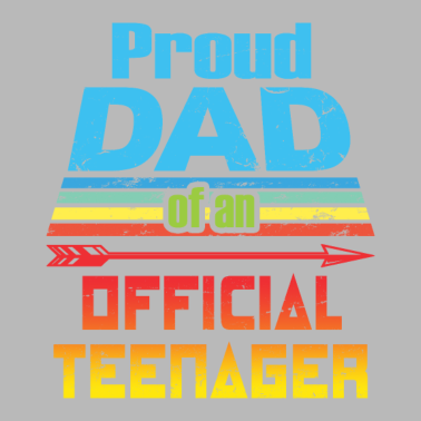 Motiv Stolzer Vater eines offiziellen Teenager Geburtstagsgeschenk
