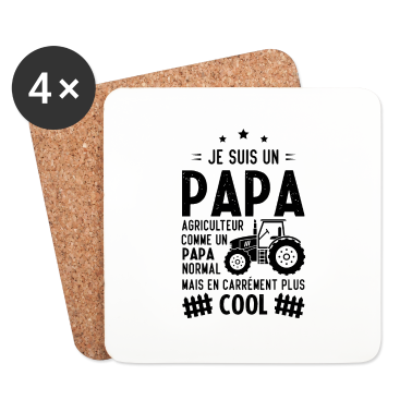 Geburtstagsgeschenk Vater Untersetzer - Ich bin ein Vater Vater Landwirt Geschenk Vater