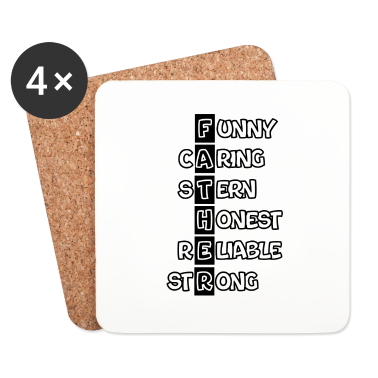 Geburtstagsgeschenk Vater Untersetzer - Vater