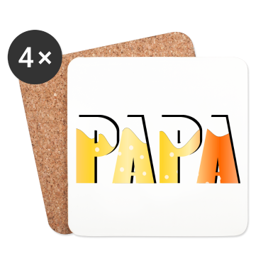 Geburtstagsgeschenk Vater Untersetzer - PAPA VATER VATERTAGSGESCHENKE VATERTAG