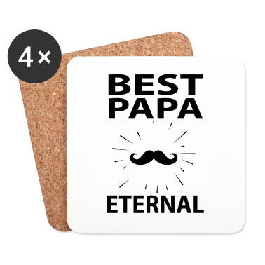 Geburtstagsgeschenk Vater Untersetzer - Bester Vater