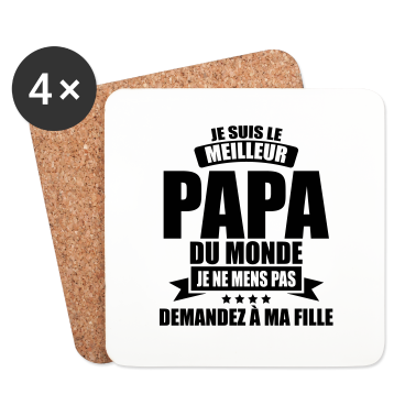 Geburtstagsgeschenk Vater Untersetzer - bester Vater Vater Geburtstagsväter